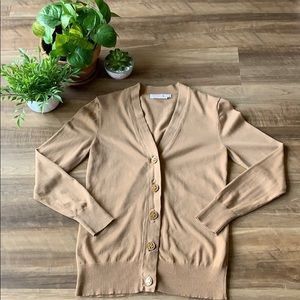 Tory Burch Button Up Cardigan Sweater Small